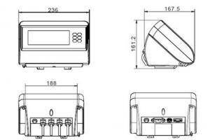 CAS DH Platform Bench Scale dimensions